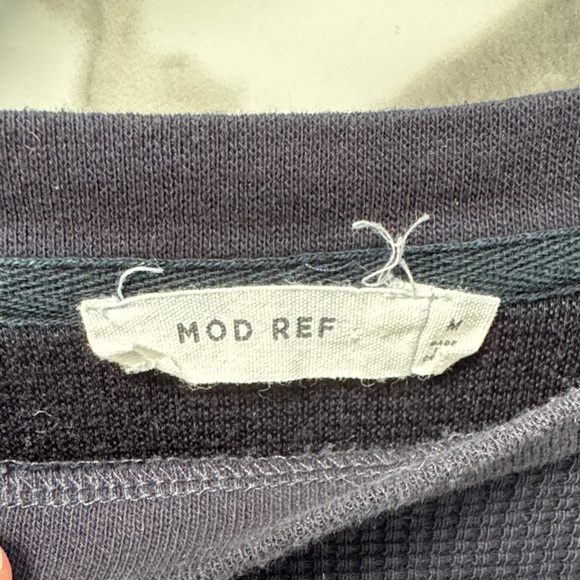 Mod Ref Navy Muscle Sweater w Open Sides - Picture 2 of 9